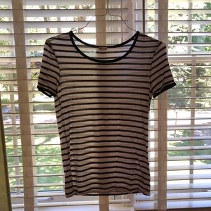 GARAGE B&W Striped Tee